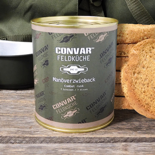 Convar Feldkche Outdoor-Mahlzeit Manverzwieback 70g Dose