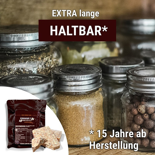 Convar-7 Riegel High Energy Bar Chocochino 120 g Langzeitlebensmittel - Ideal fr Outdoor, Notvorrat und Krisenvorsorge Bild 5