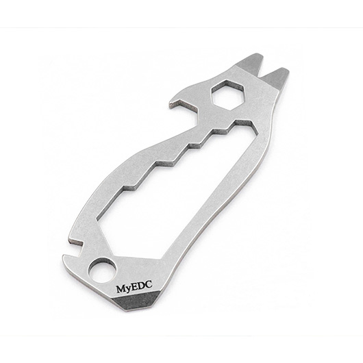 MyEDC Multitool Penguin 11 in 1 Keychain silber