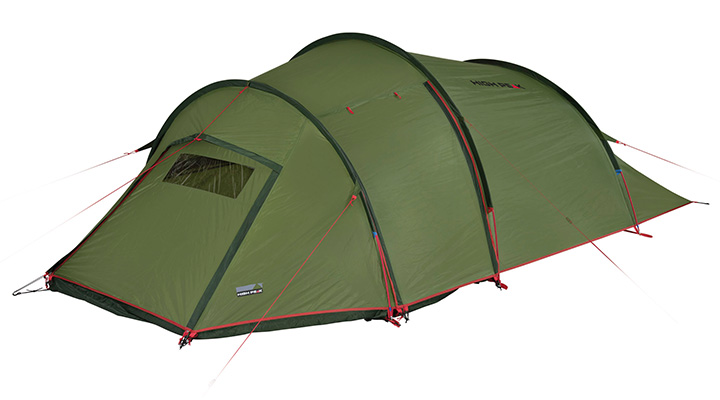 High Peak Zelt Falcon 3 LW fr 3 Personen grn/rot leichtgewicht Bild 3