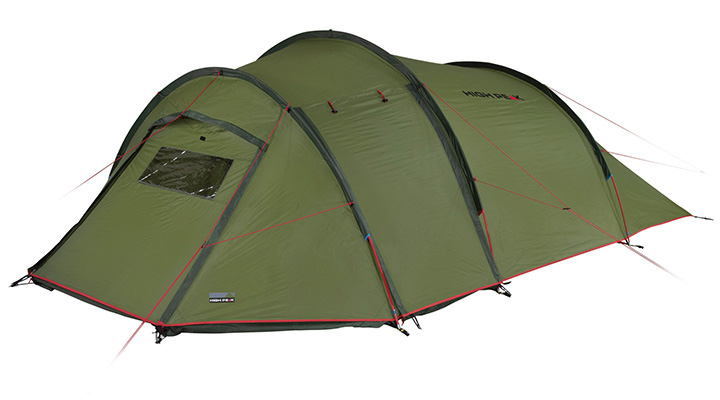 High Peak Zelt Falcon 4 LW fr 4 Personen grn/rot leichtgewicht Bild 2