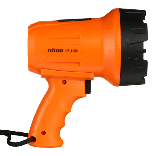 Drr LED Handscheinwerfer HS-1100 orange 1100 Lumen inkl. Akku und USB-Ladekabel Bild 5