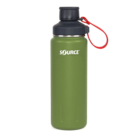 Source Thermosflasche Terrain Edelstahl mit ClickSeal Verschluss 700ml grn