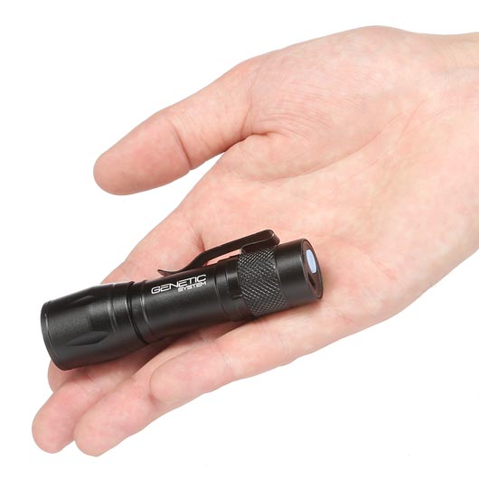 LED-Taschenlampe Q5 mit Zoom und COB LED schwarz inkl. Akku Bild 4