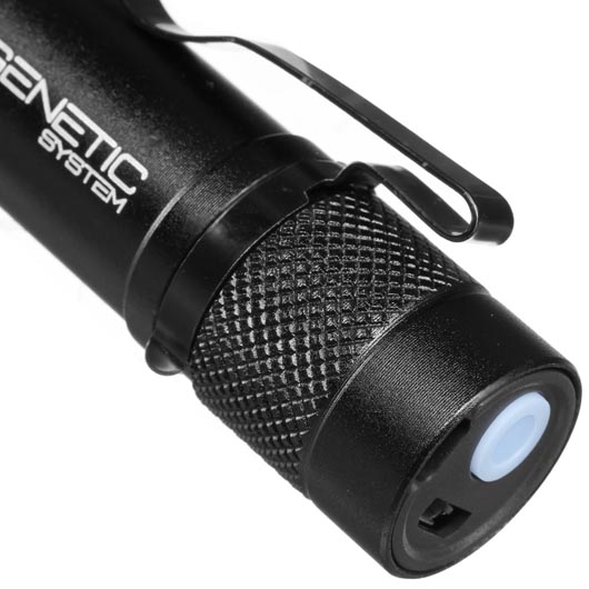 LED-Taschenlampe Q5 mit Zoom und COB LED schwarz inkl. Akku Bild 8