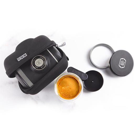 Wacaco Picopresso Mini Espressomaschine grau inkl. Schutzhlle Bild 3