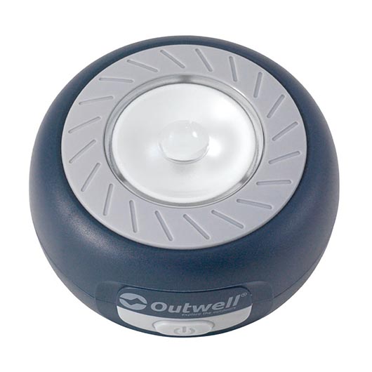 Outwell LED Laterne Pegasus 65 Lumen akkubetrieben mit Solarmodul u. Powerbankfunktion blau Bild 4