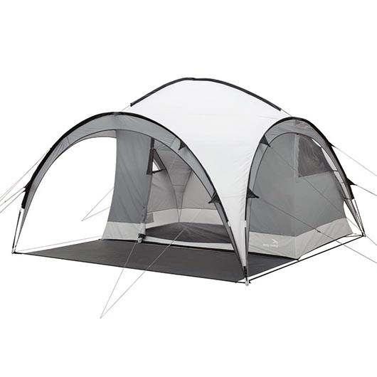 Easy Camp 2in1 Pavillon Camp Shelter 3,5 x 3,5 m grau inkl. Innenzelt f. 6 Personen