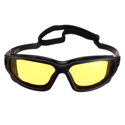 Nuprol Defence Pro Protection Airsoft Schutzbrille schwarz / gelb Bild 2