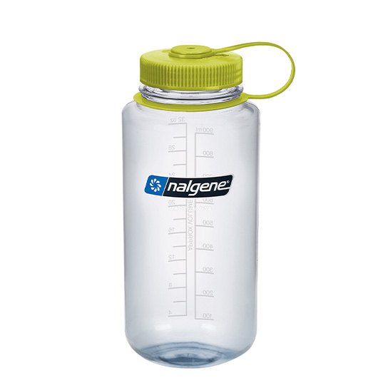 Nalgene Weithals-Trinkflasche WH Silo 1 Liter BPA-frei klar