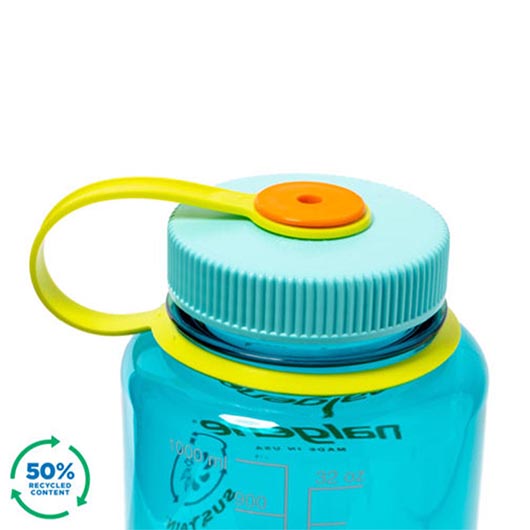 Nalgene Weithals-Trinkflasche WH Silo 1,5 Liter BPA-frei cerulean Bild 1
