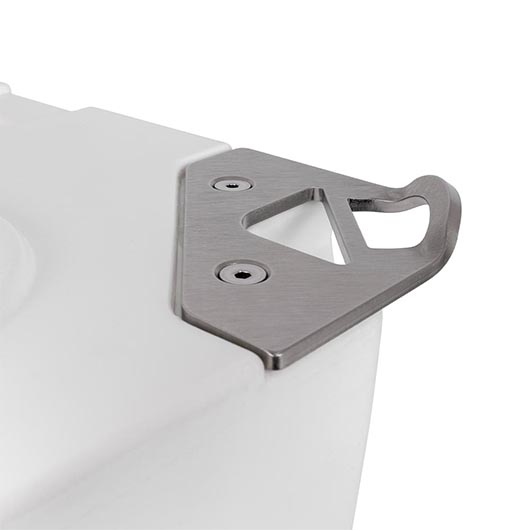 Petromax Schlossplatte mit Flaschenffner fr KX25, KX50 und KX75 Khlbox Edelstahl