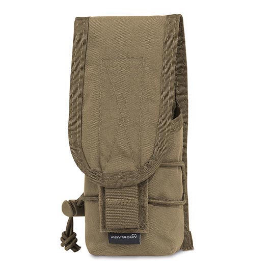 Pentagon Magazintasche Single Multi Pouch coyote 18 x 7 x 8 cm fr 2 Magazine