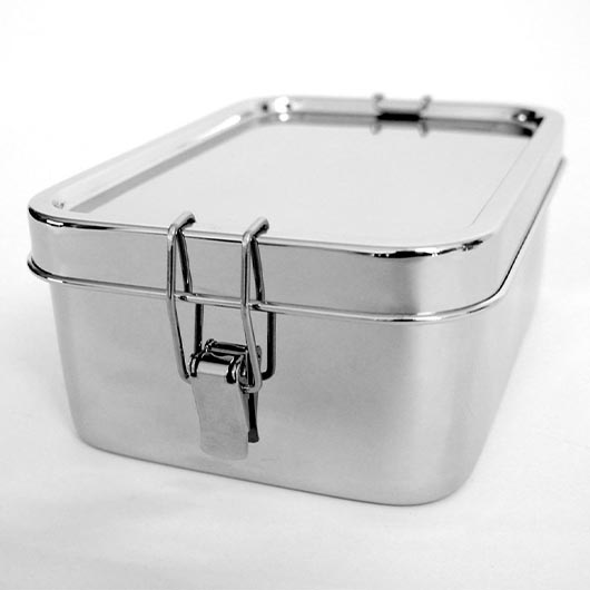 ECO Lunchbox Edelstahldose Bento Wet Box rechteckig Bild 1