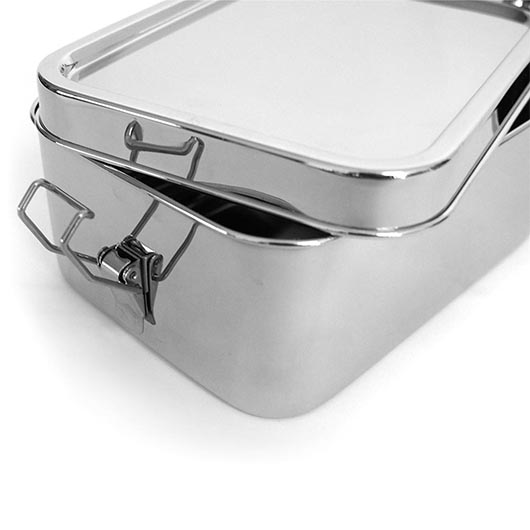 ECO Lunchbox Edelstahldose Bento Wet Box rechteckig Bild 2