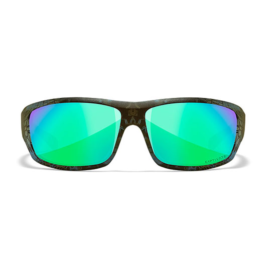 Wiley X Sonnenbrille Omega Captivate Kryptek Neptune Glser grn verspiegelt polarisiert inkl. Brillenetui Bild 1