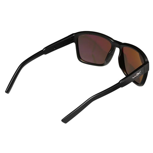 Wiley X Brille Trek Captivate mattschwarz grau polarisiert Bild 3