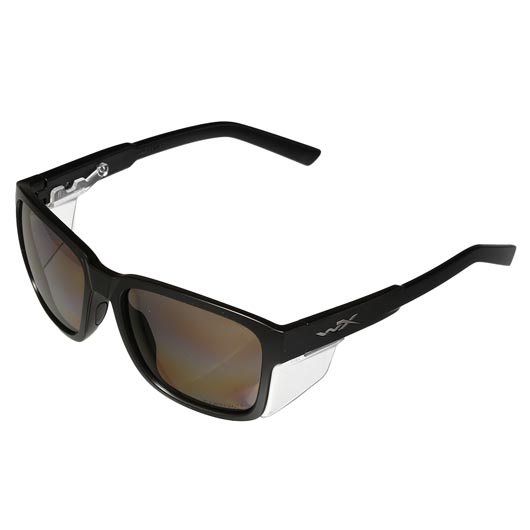 Wiley X Brille Trek Captivate mattschwarz grau polarisiert Bild 5