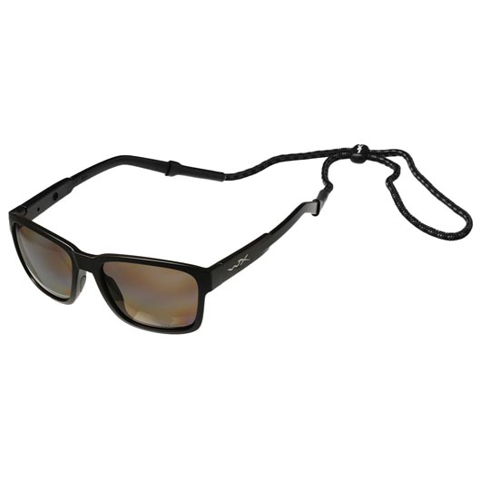 Wiley X Sonnenbrille Trek Captivate mattschwarz grau polarisiert Bild 6