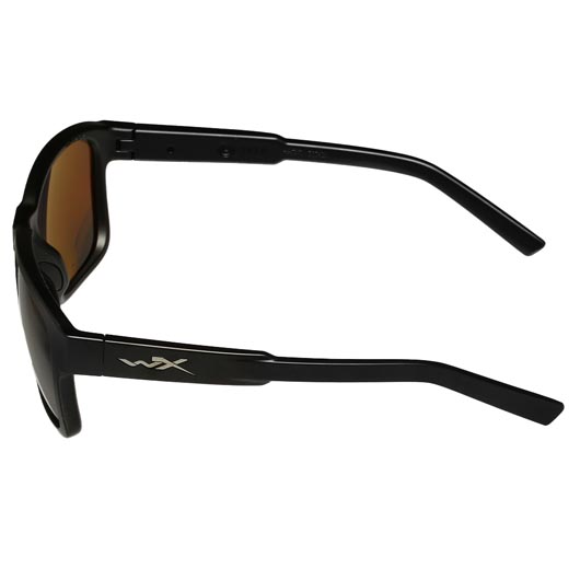 Wiley X Sonnenbrille Trek Captivate mattschwarz grau polarisiert Bild 7