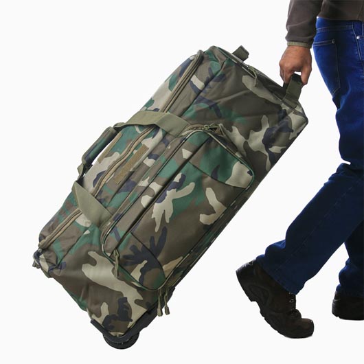 101 INC Trolley- Kommandotasche 136 Liter woodland Bild 1
