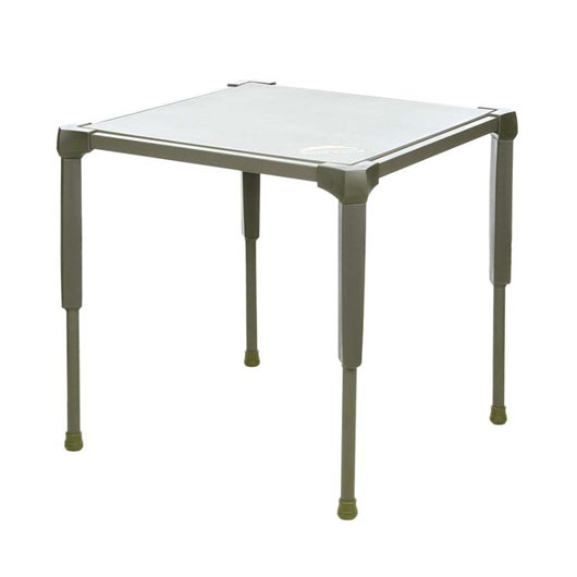 101 INC Campingtisch Wild Land 67,5 x 67,5 x 66,5 cm oliv inkl. Tragetasche