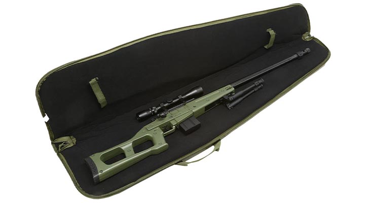 Mil-Tec Gewehrfutteral Rifle Case 140 cm mit Tragegurt oliv Bild 3