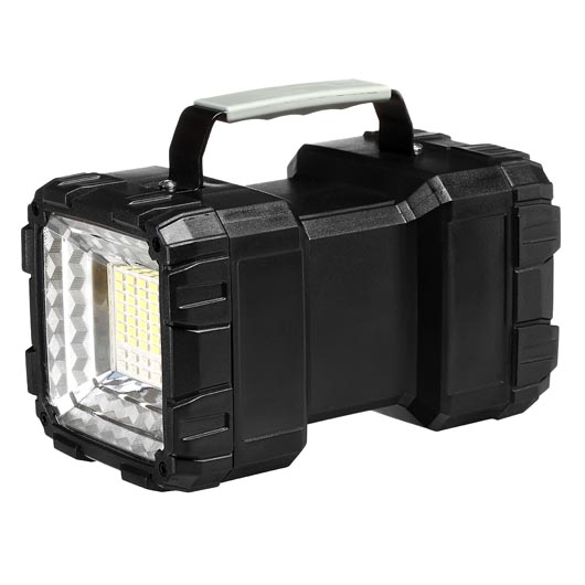 LED Handscheinwerfer W844 1200 Lumen mit Powerbank schwarz inkl. Akku und USB-Ladekabel Bild 2