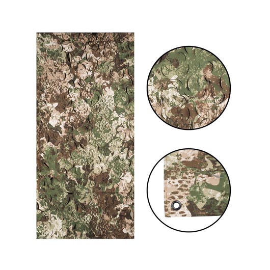 Mil-Tec Tarnnetz Laser Cut 1,5 x 3 m WASP I Z2 Camo Bild 1