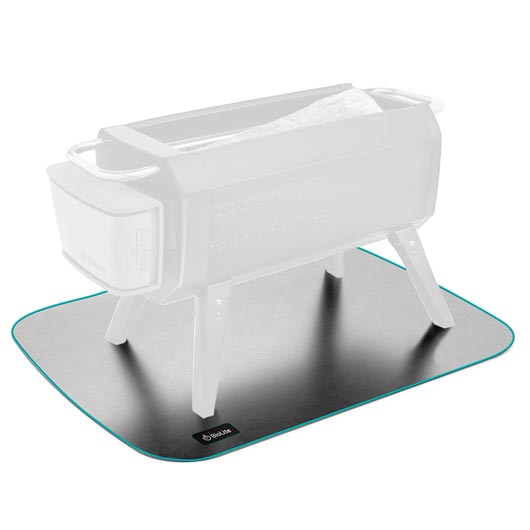 BioLite Feuerfeste Schutzmatte fr jeden Grill 79 x 61 cm grau