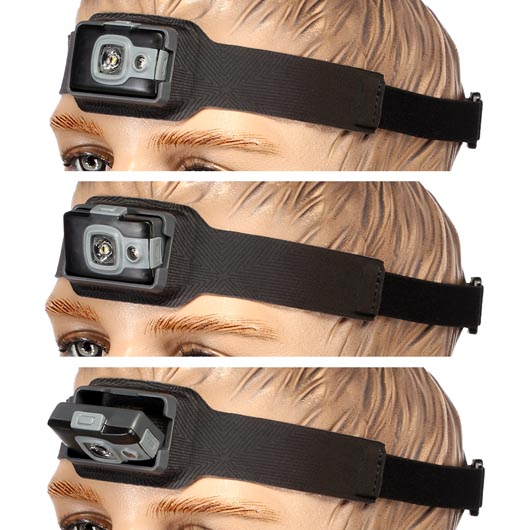 BioLite Kopflampe 200 Lumen mit Akku und Rotlicht grau Bild 2