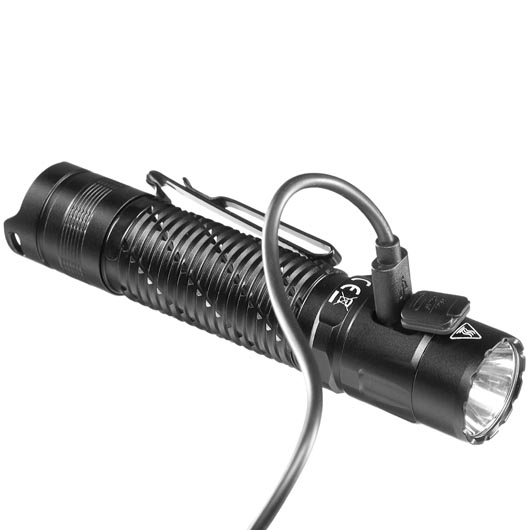 Nitecore LED-Taschenlampe MH12 Pro 3300 Lumen inkl. Akku, Nylonholster, Grtelclip, Ladekabel und Lanyard schwarz Bild 7