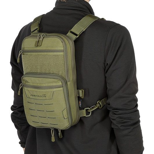 Pentagon Rucksack/Tasche Quick Bag 5-17 Liter oliv Bild 10