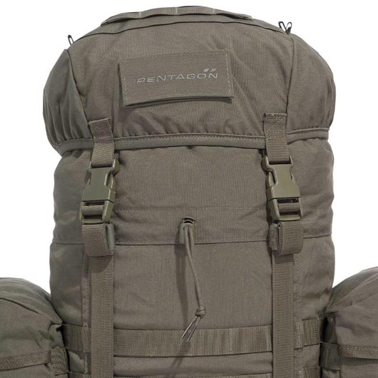 Pentagon Rucksack Deos 65 Liter RAL7013 inkl. Regenschutz Bild 2