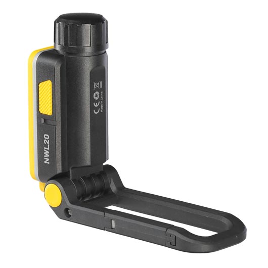 Nitecore NWL20 LED-Arbeitsleuchte 600 Lumen inkl. Akku und USB-C Ladekabel gelb/schwarz Bild 4