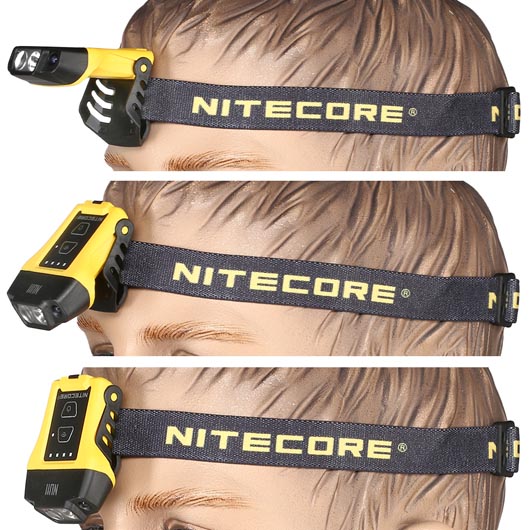 Nitecore LED Clipleuchte NU11 150 Lumen schwarz inkl. Kopfband Bild 2
