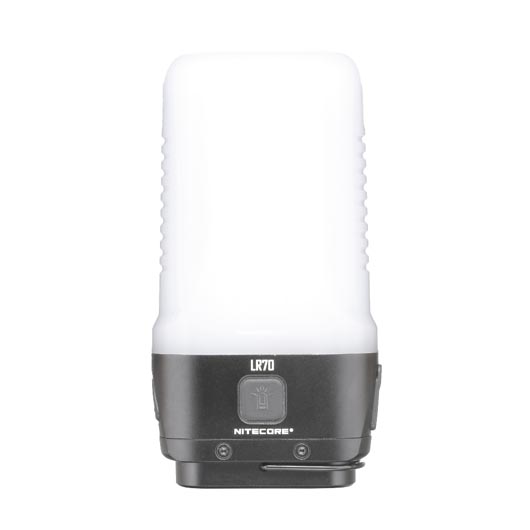Nitecore 3in1 LED-Taschenlampe LR70 3000 Lumen schwarz Lampe, Laterne und Powerbank in einem Bild 1