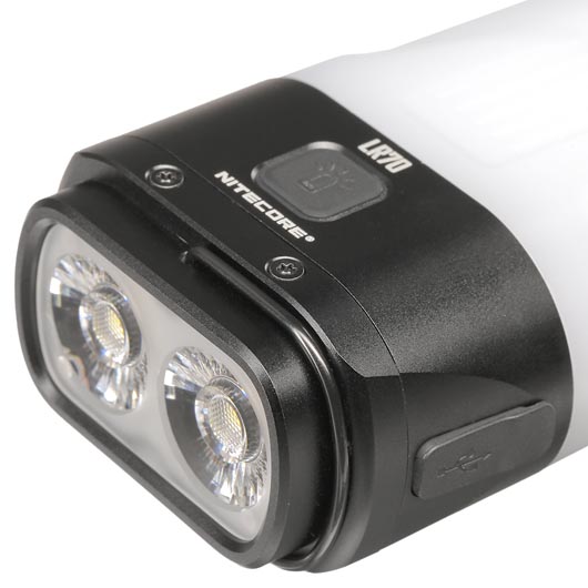 Nitecore 3in1 LED-Taschenlampe LR70 3000 Lumen schwarz Lampe, Laterne und Powerbank in einem Bild 5