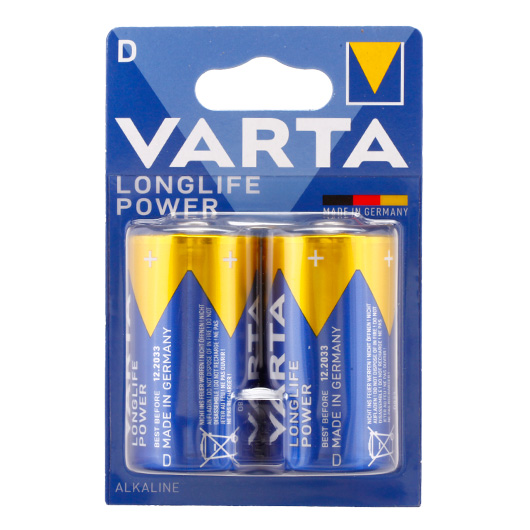 Varta Longlife Power Batterie Monozelle LR20 D - 2 Stck