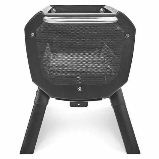 BioLite Firepit+ Feuerstelle, Grill und Powerbank rauchfrei schwarz/orange inkl. Grill- und Brennstoffrost und Micro-USB Ladekab Bild 4