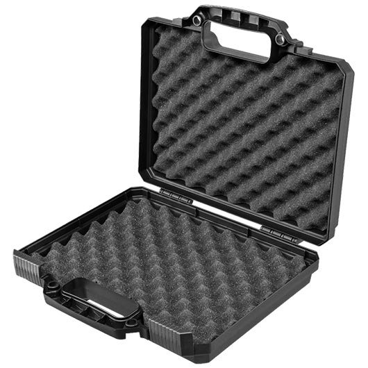 ASG Polymer Pistol Case Pistolenkoffer 31 x 27 x 7,5 cm Waben-Schaumstoff schwarz Bild 5