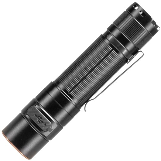 Fenix LED Taschenlampe E35R 3100 Lumen schwarz inkl. Grtelclip, USB-C Ladekabel und Handschlaufe Bild 5
