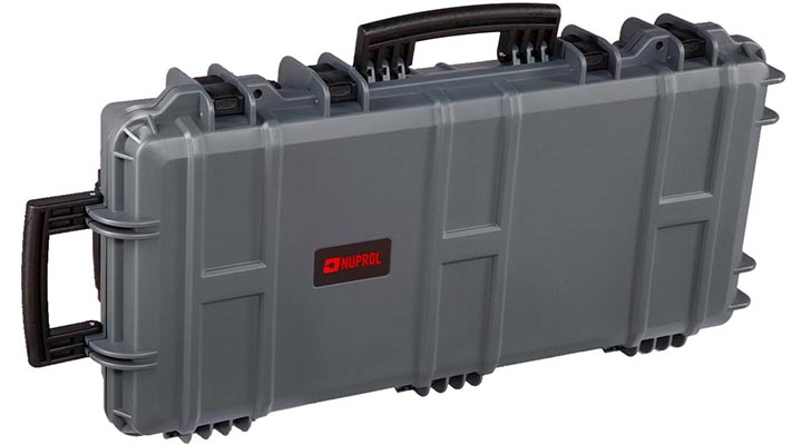 Nuprol Medium Hard Case Waffenkoffer / Trolley 80 x 40 x 17,5 cm PnP-Schaumstoff grau Bild 1