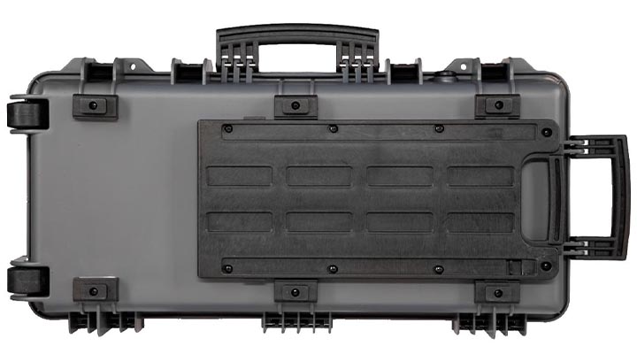 Nuprol Medium Hard Case Waffenkoffer / Trolley 80 x 40 x 17,5 cm PnP-Schaumstoff grau Bild 3