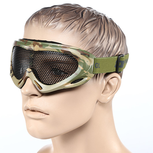 Nuprol Brille Pro Mesh Eye Protection Airsoft Gitterbrille camo Bild 3
