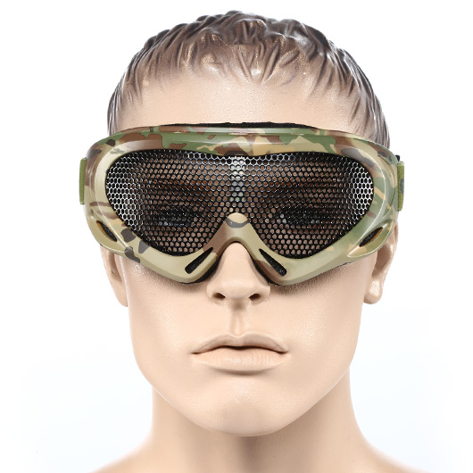 Nuprol Brille Pro Mesh Eye Protection Airsoft Gitterbrille camo Bild 4