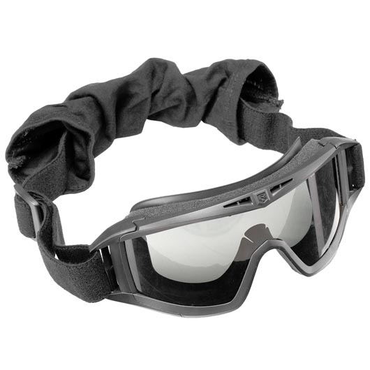 Revision ballistsische Schutzbrille Desert Locust Essential Kit schwarz mit klar-transparent / rauch-getnt Wechselglsern und B Bild 3