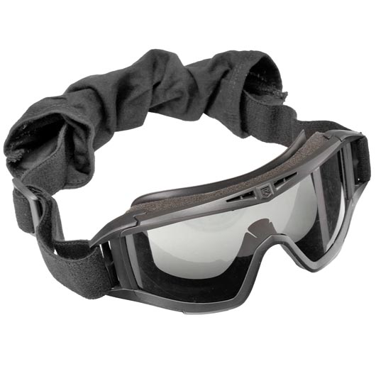 Revision Eyewear Desert Locust Schutzbrille Deluxe Kit mit gelb / klar / rauch Wechselglser schwarz Bild 4