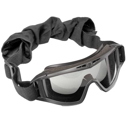 Revision ballistische Schutzbrille Desert Locust Deluxe Kit schwarz inkl. 3 Wechselglsern und Brillenetui Bild 4
