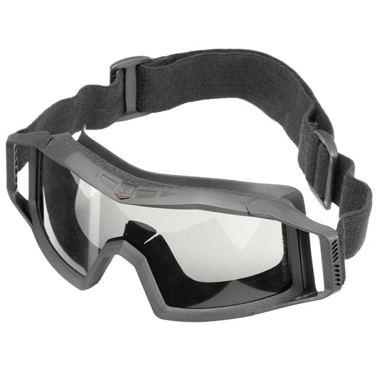Revision Eyewear Wolfspider Schutzbrille Essential Kit mit klar / rauch Wechselglser schwarz Bild 1